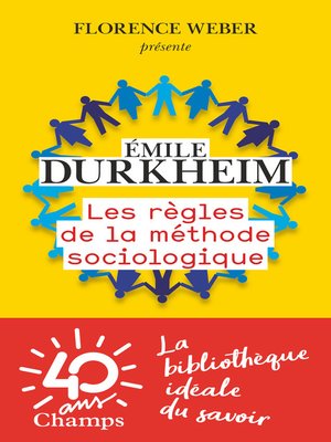 cover image of Les règles de la méthode sociologique